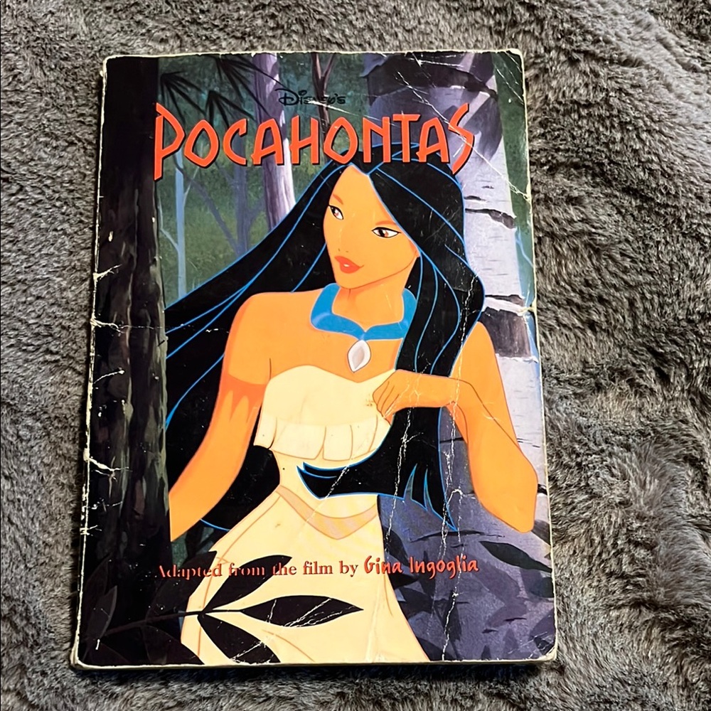 Vintage Disney Press 1995 Pocahontas paperback book used
